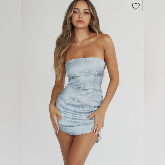 Princess Polly Dresses & Skirts - PRINCESS POLLY RAMIE STRAPLESS MINI DRESS BLUE / Size US 2